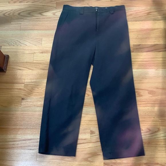 Men’s Olive Trousers Navy - Picture 1 of 5
